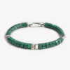 Bracciale Hexagon Malachite frontale