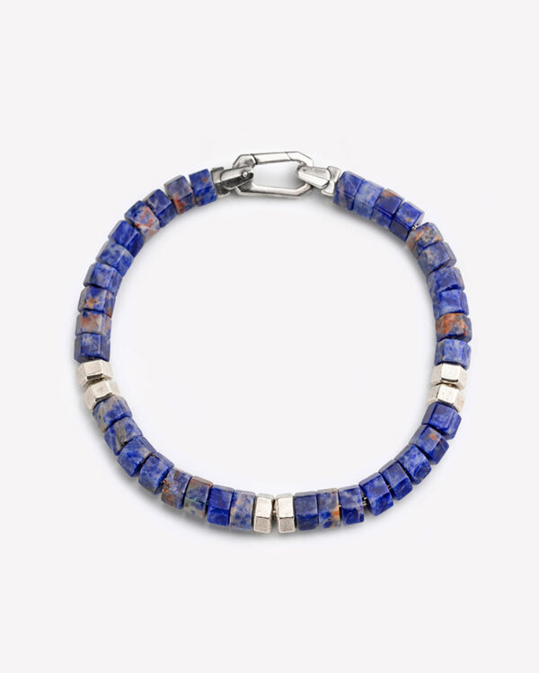 Bracciale Hexagon Sodalite chiuso