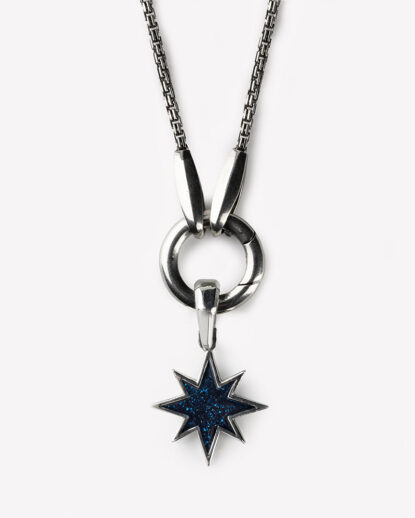 Mini Asteria charm with necklace